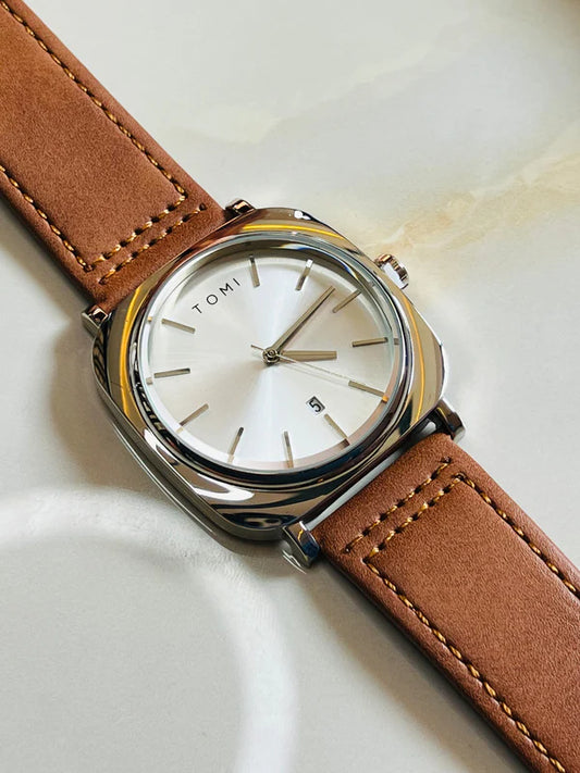 EID OFFER ORIGINAL TOMI WATCH WITH LEATHER STRAP RESTOCK